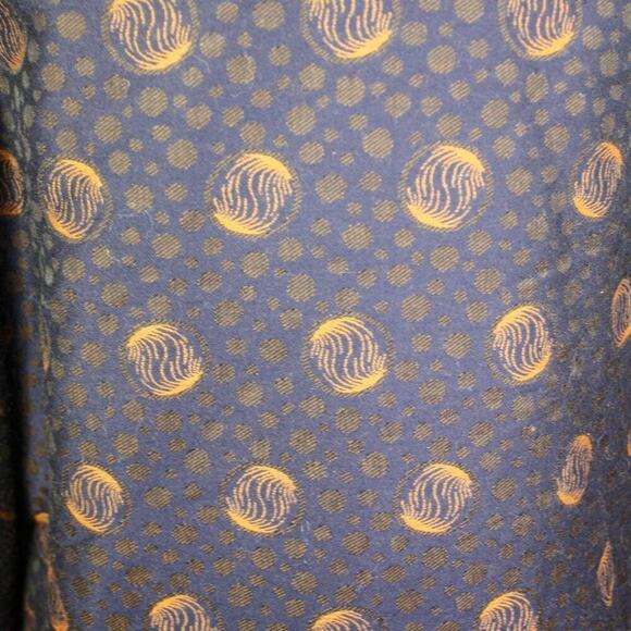 Vintage Achille Dattilo Blazer Jacket Blue Copper Shoulder Pads 80s90s - Picture 4 of 5